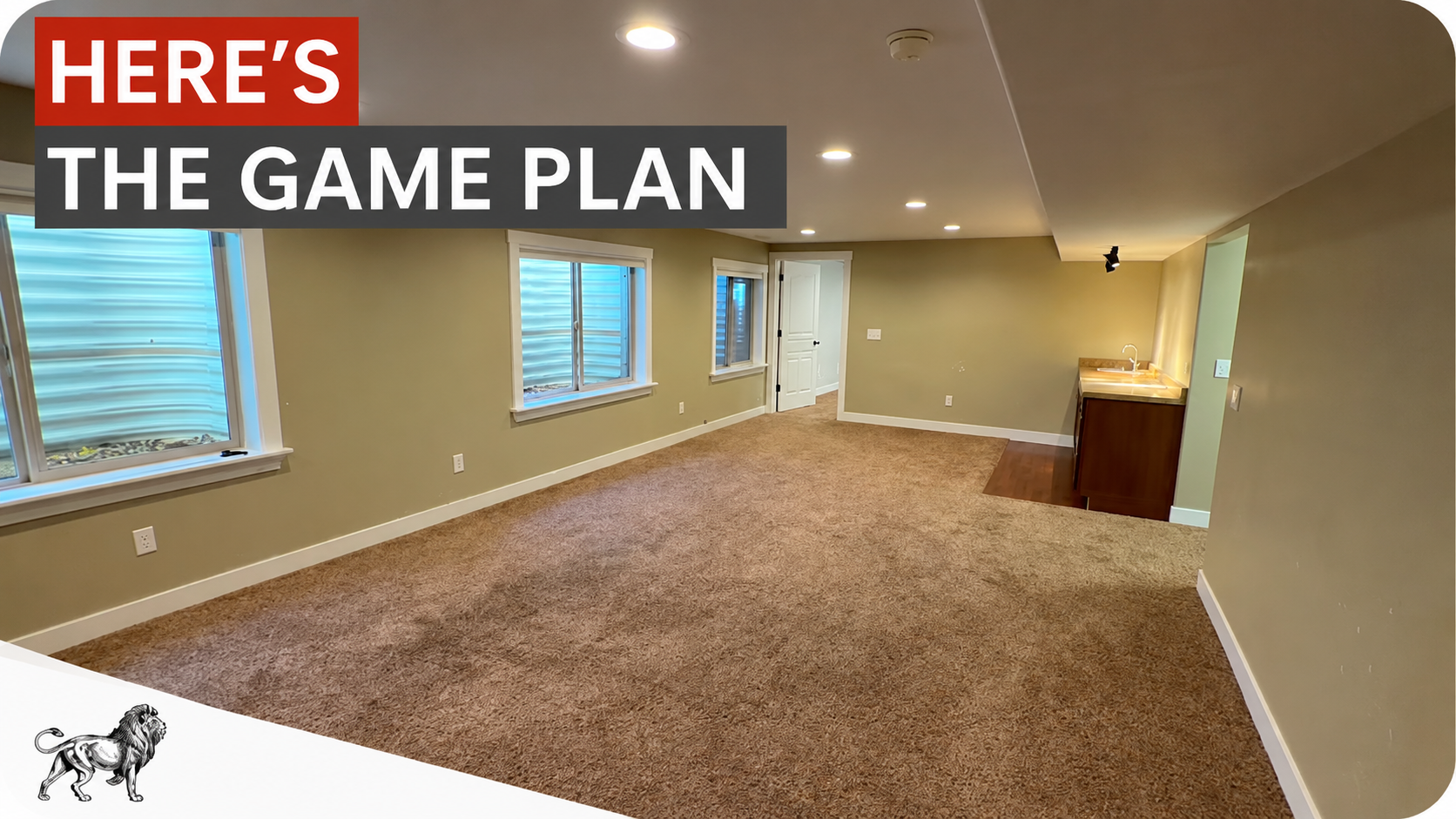 Heber, Utah basement remodel before construction and in-law apartment conversion